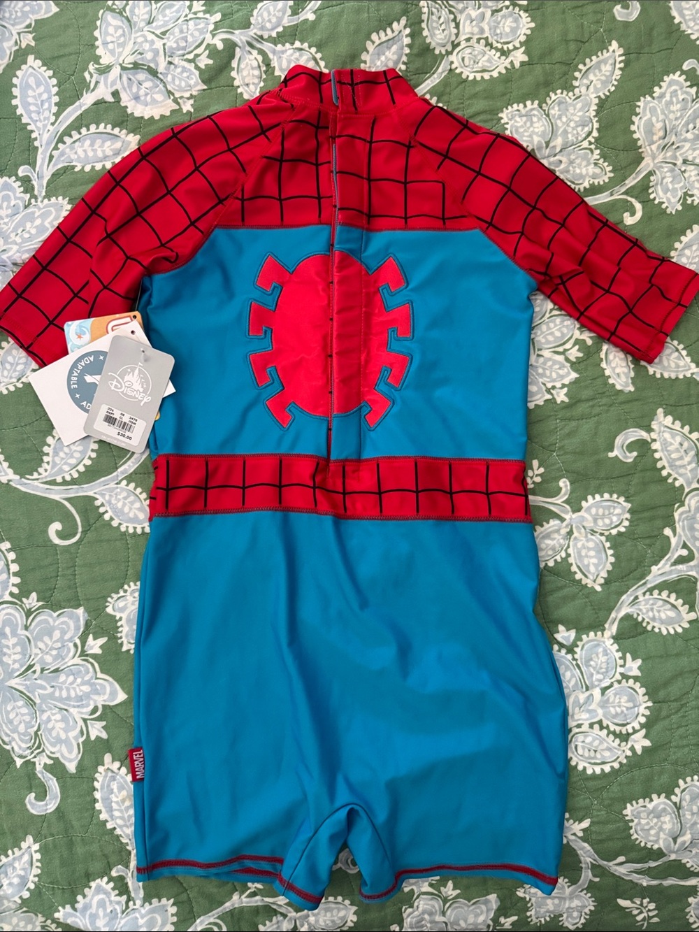 Disney Spider-Man One-Piece Swimsuit - Red & Blue
